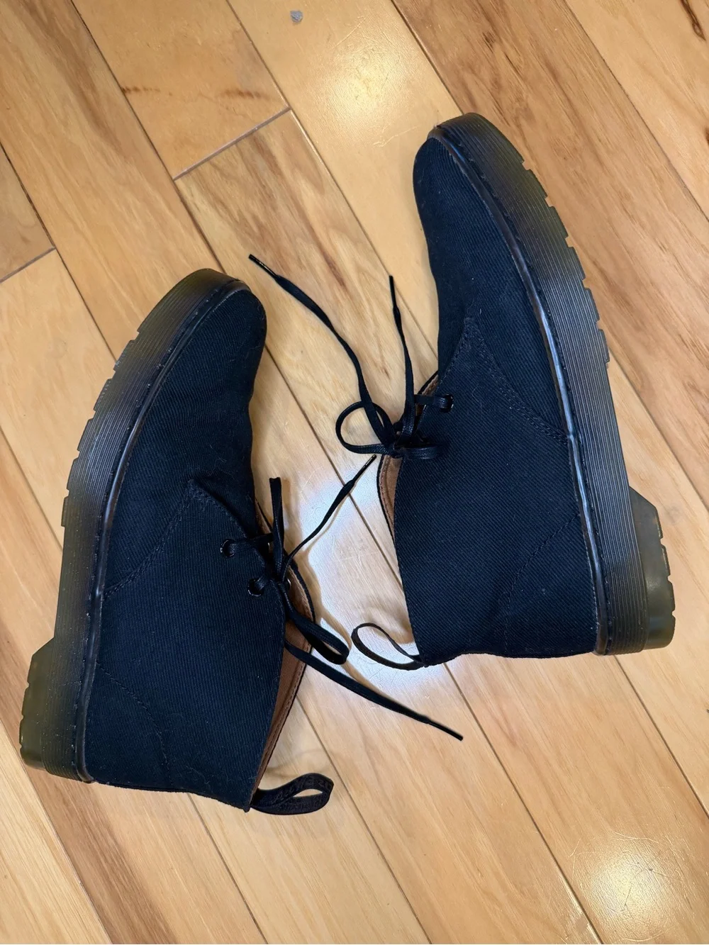 Dr. Martens Mayport AirWair Men's Black Canvas Casual Utility Lace-Up Boots
